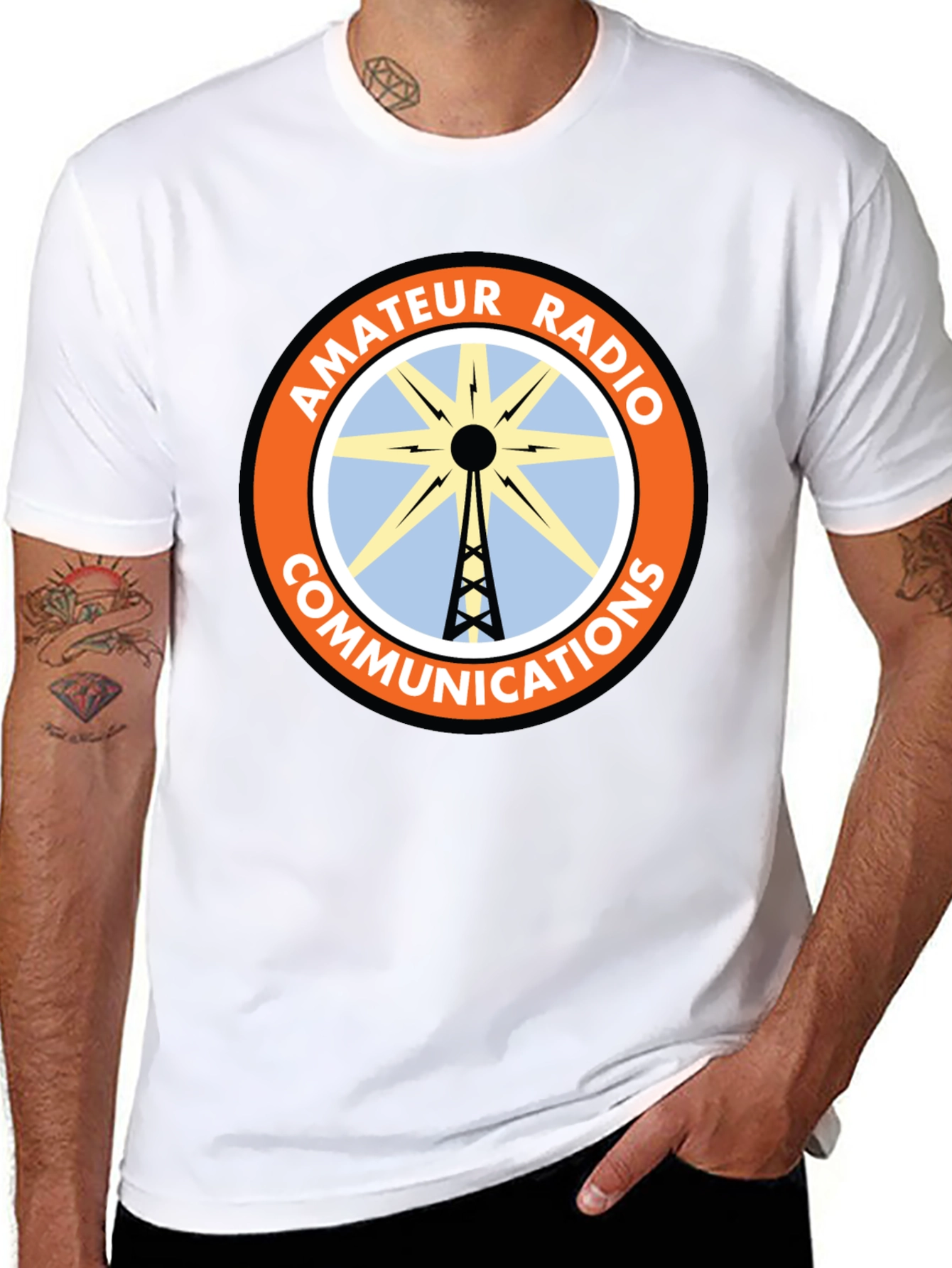 Amateur Radio Communications Black T-Shirt