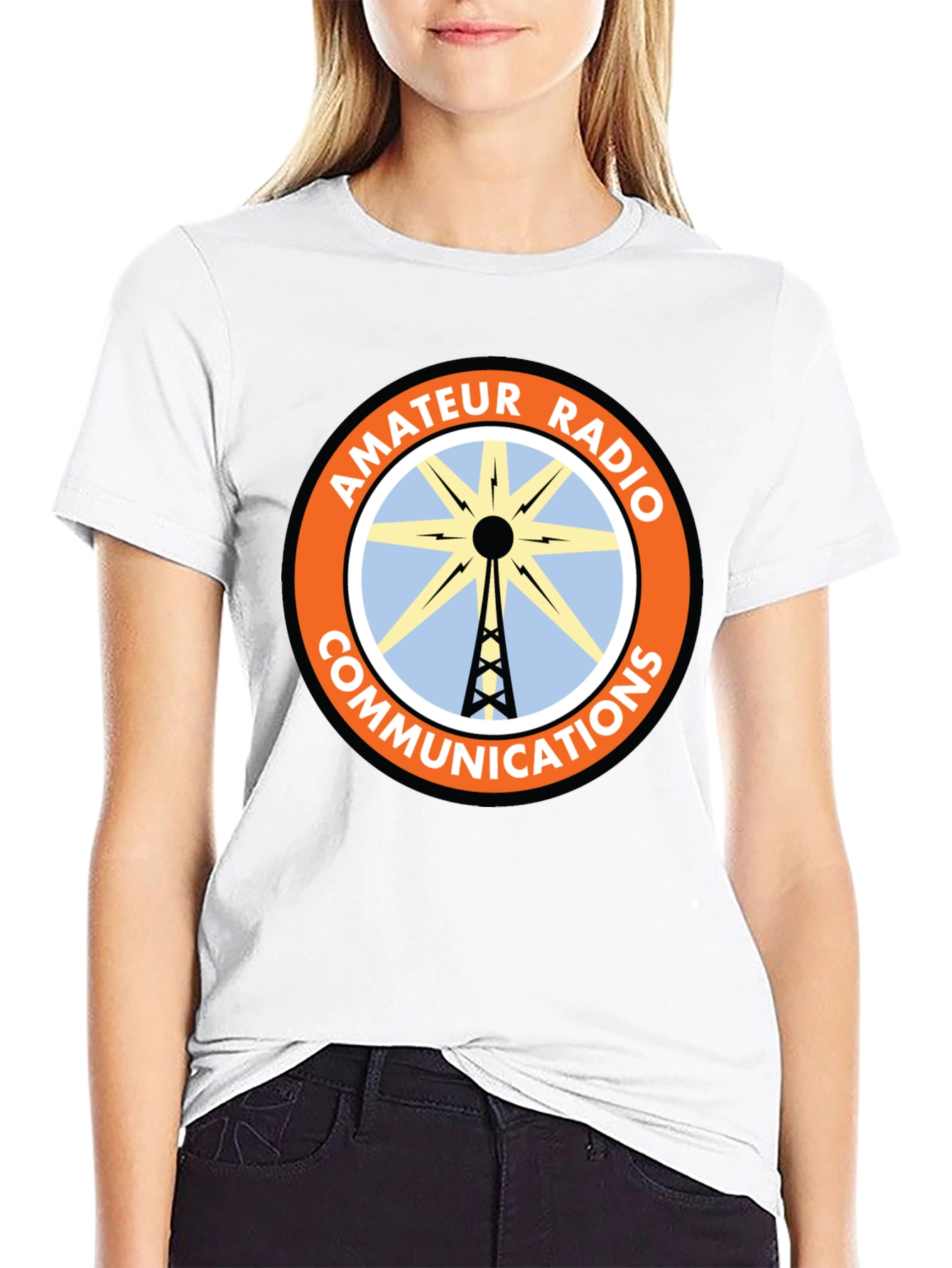 Amateur Radio Communications Black T-Shirt