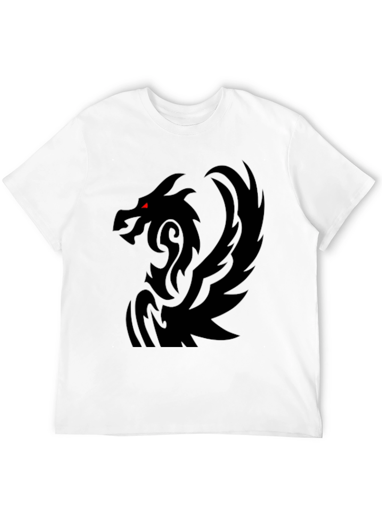 Black Dragon Graphic T-Shirt - Mens Casual Tee