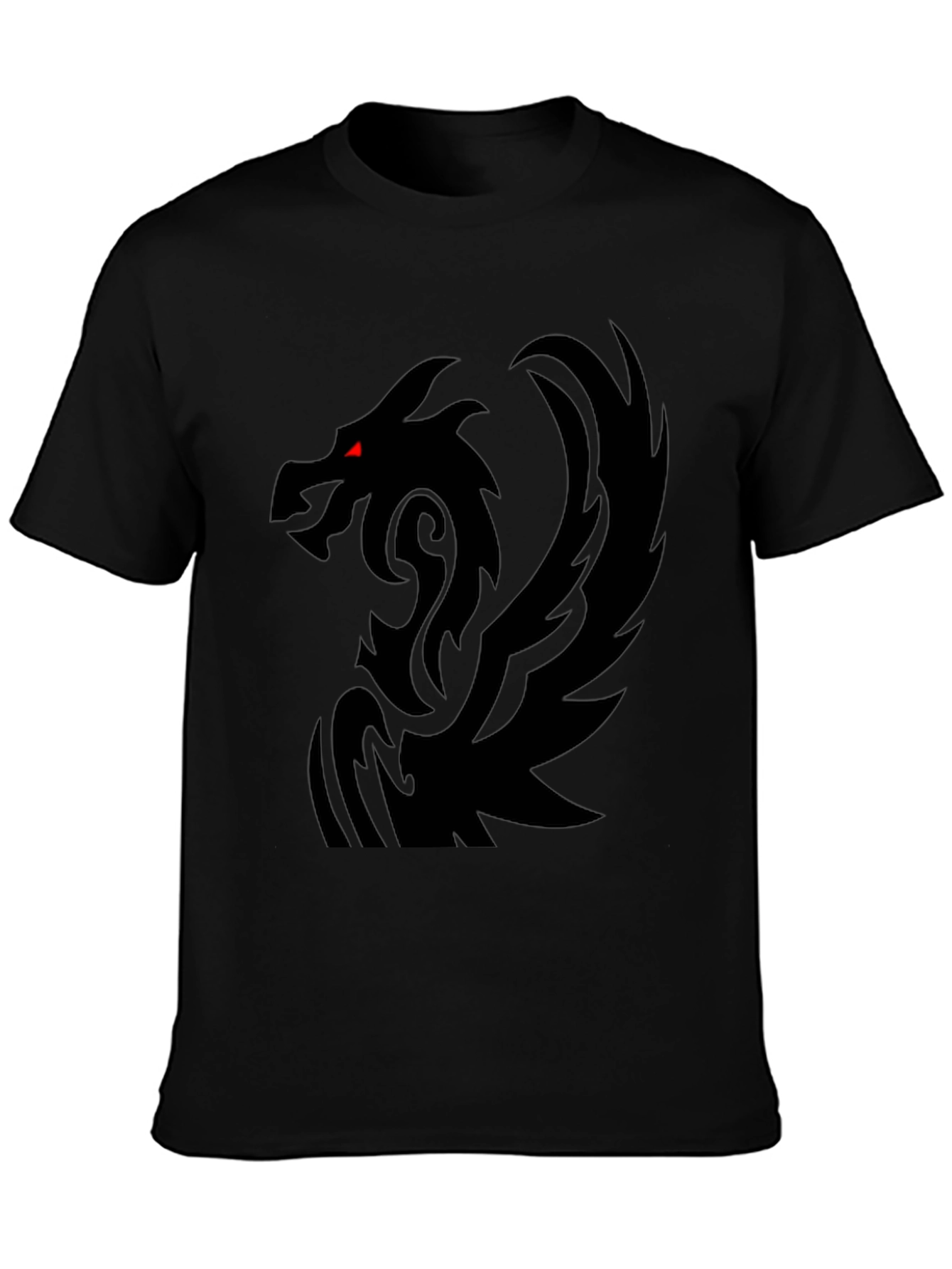 Black Dragon Graphic T-Shirt - Mens Casual Tee