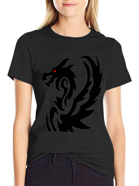 Black Dragon Graphic T-Shirt - Mens Casual Tee