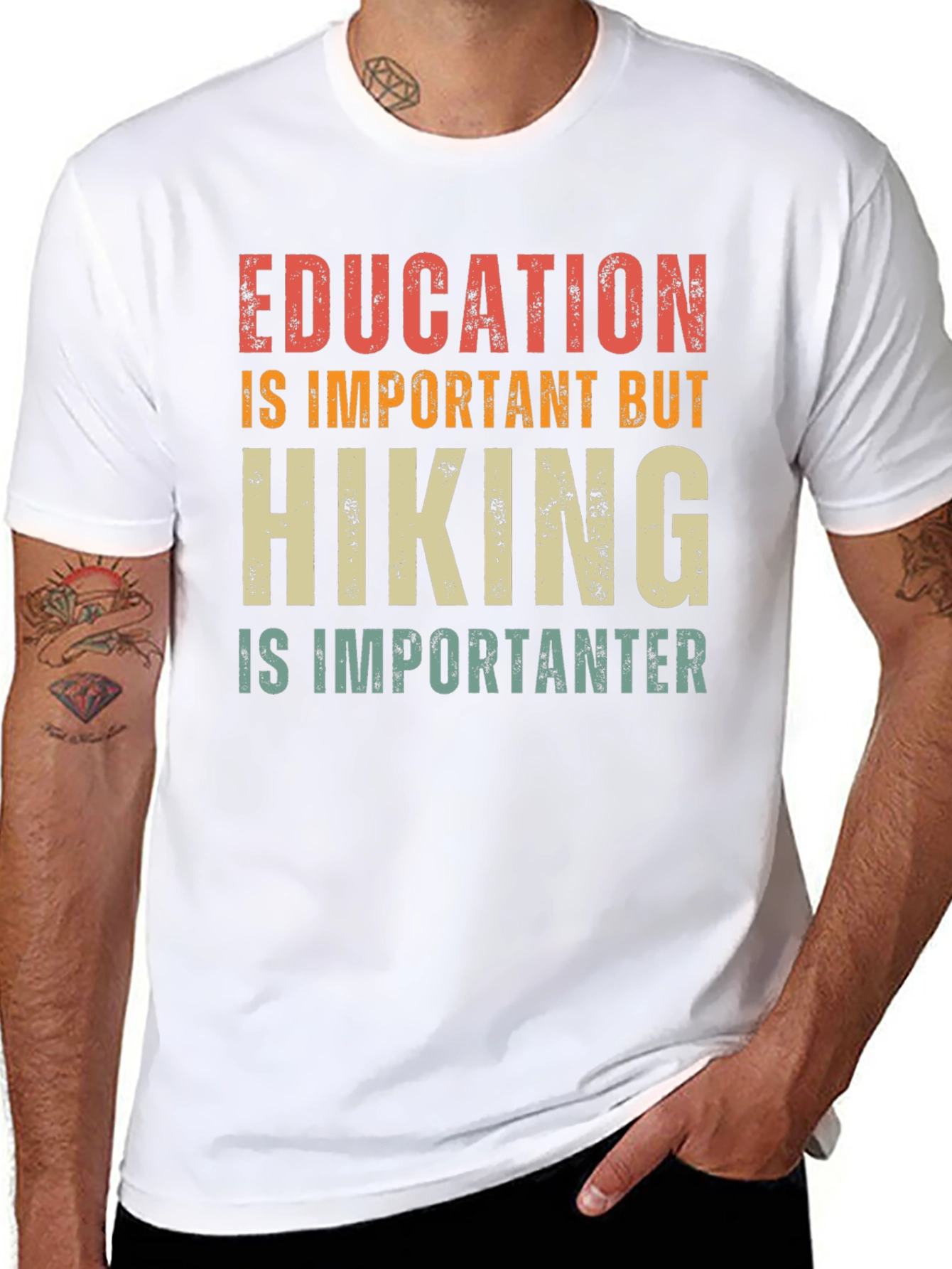 Hiking is Importanter Graphic Tee