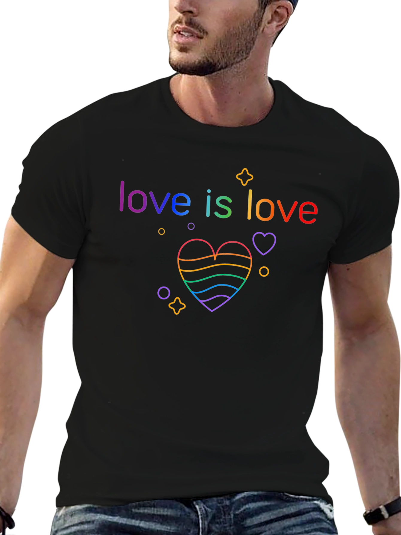 Love is Love Rainbow Heart T-Shirt