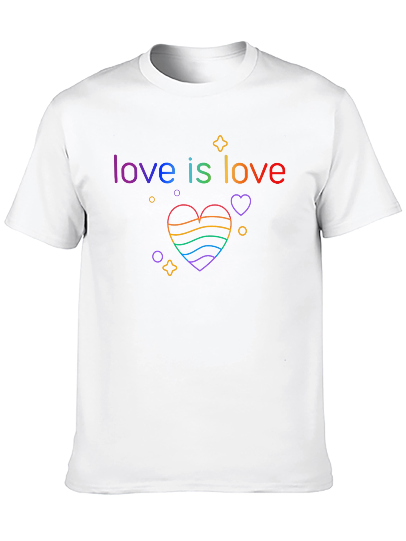 Love is Love Rainbow Heart T-Shirt