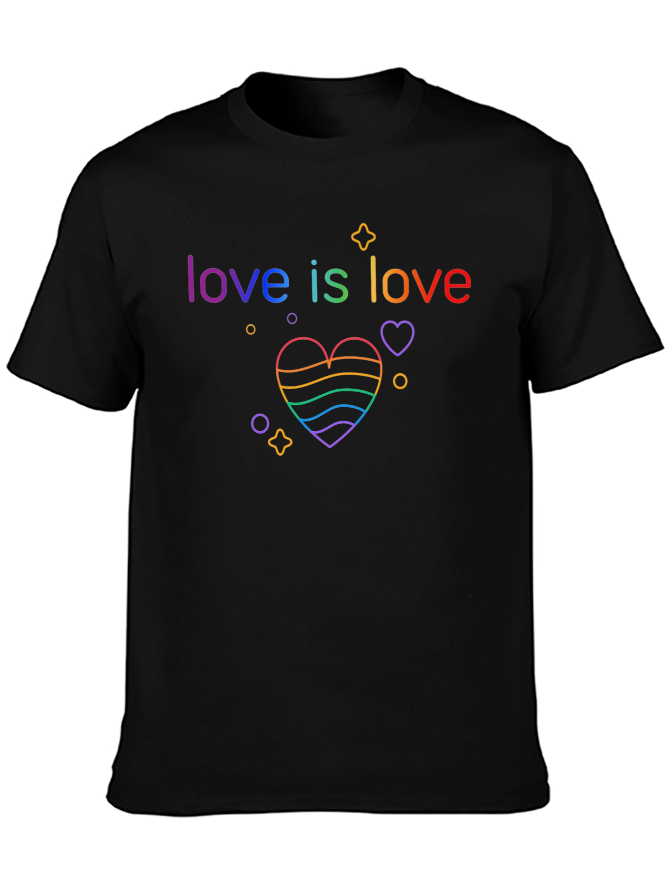 Love is Love Rainbow Heart T-Shirt