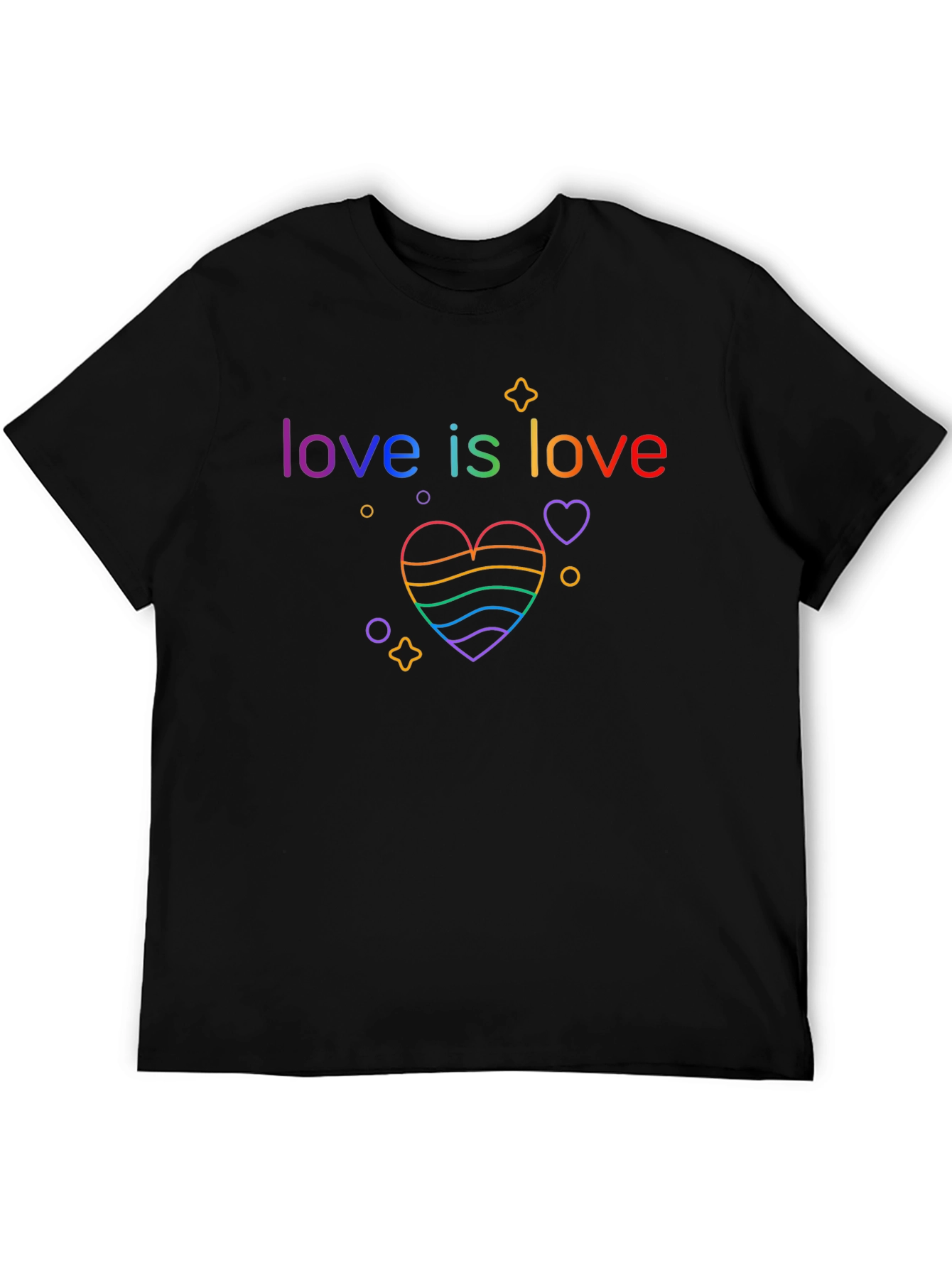 Love is Love Rainbow Heart T-Shirt
