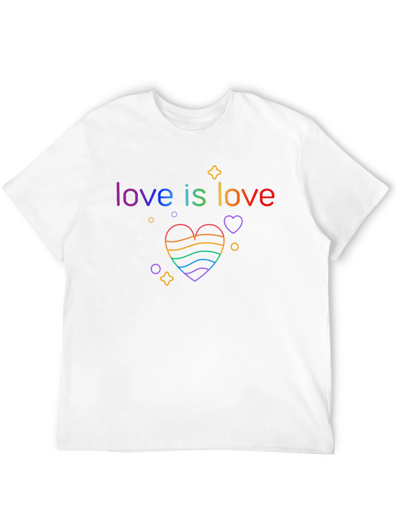 Love is Love Rainbow Heart T-Shirt