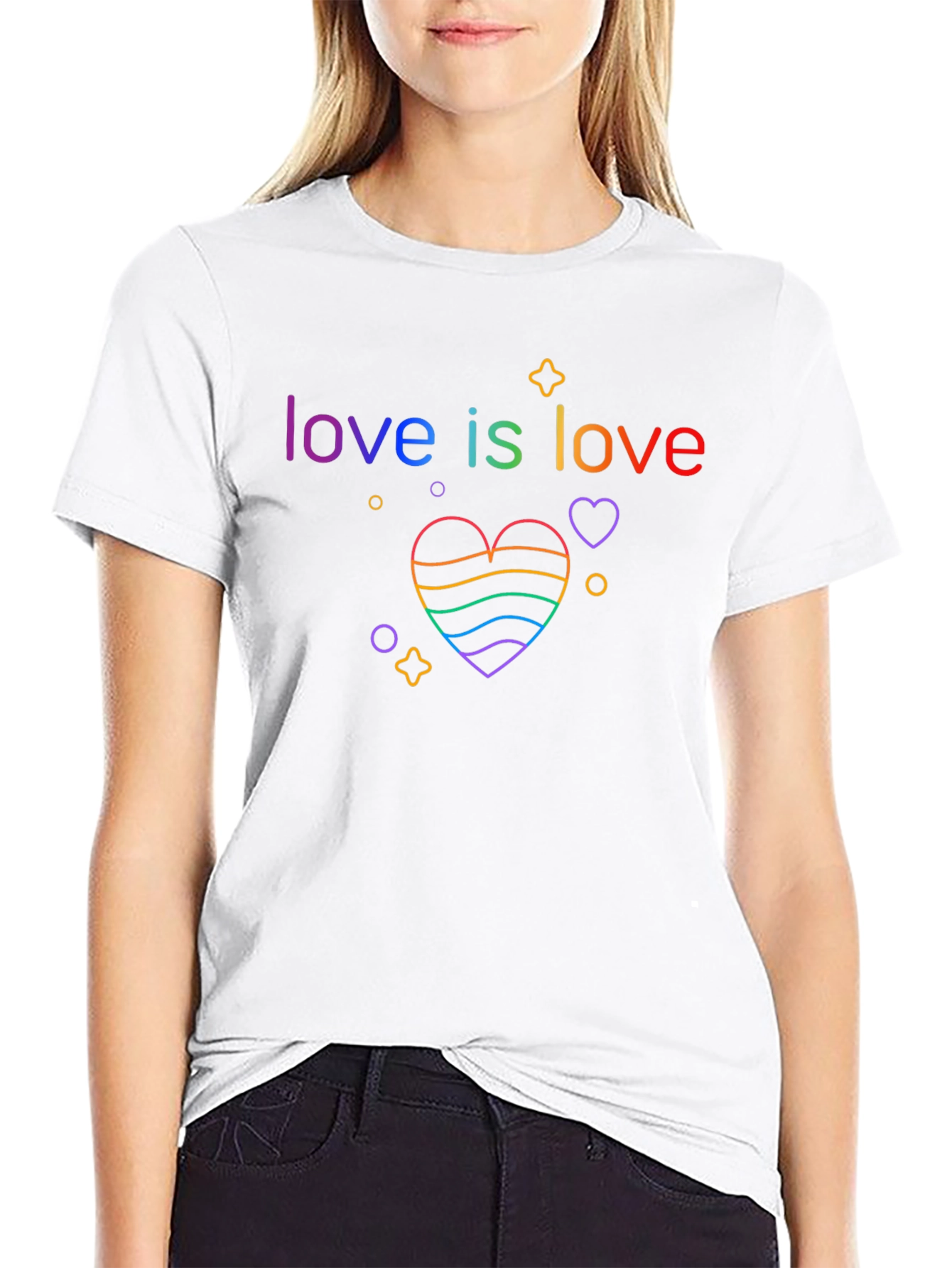 Love is Love Rainbow Heart T-Shirt