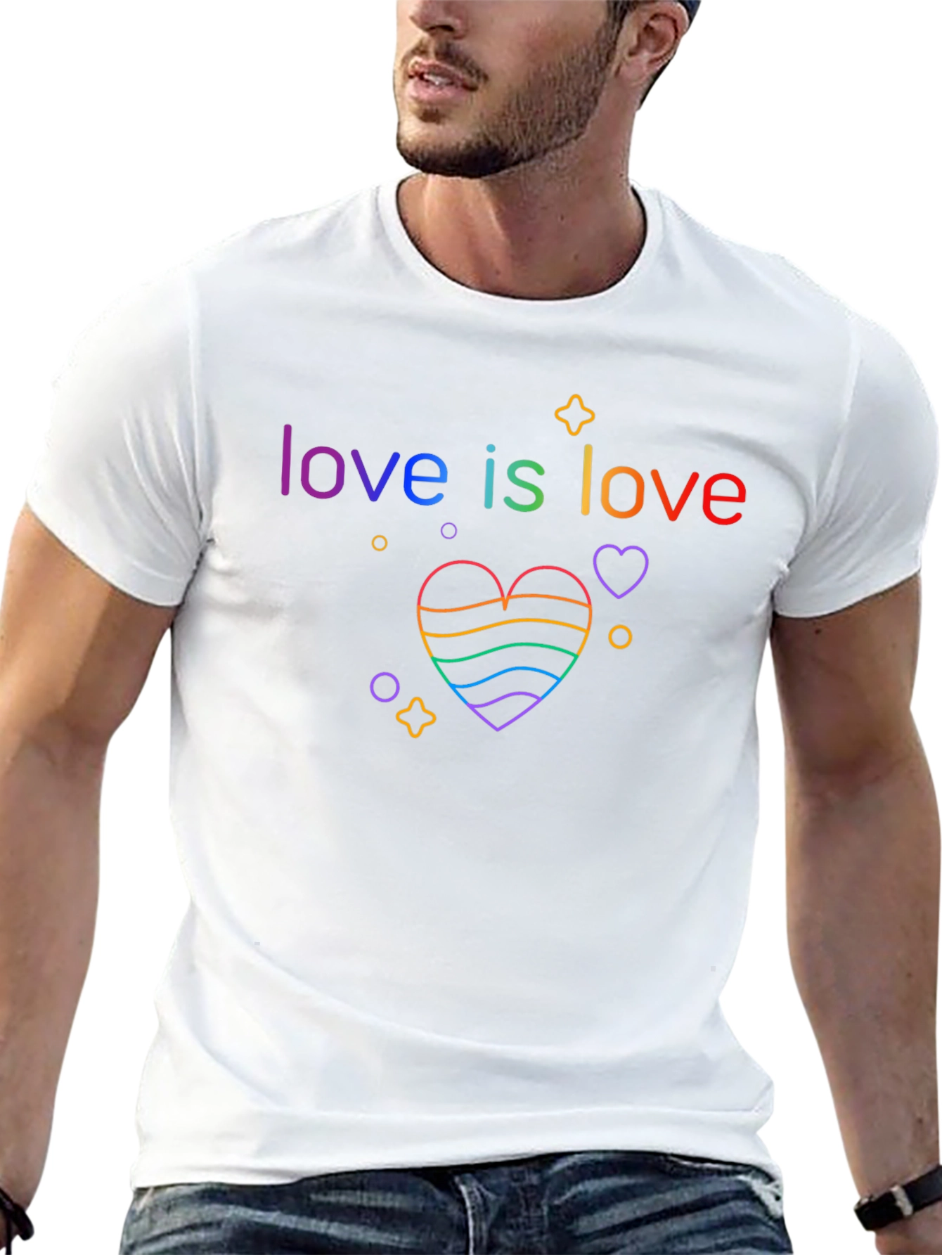 Love is Love Rainbow Heart T-Shirt
