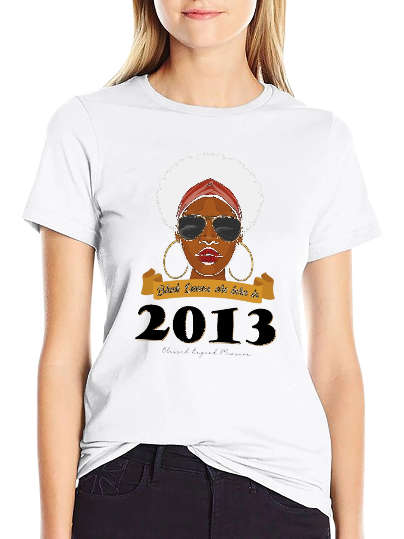 Black Queens Born in 2013 T-Shirt