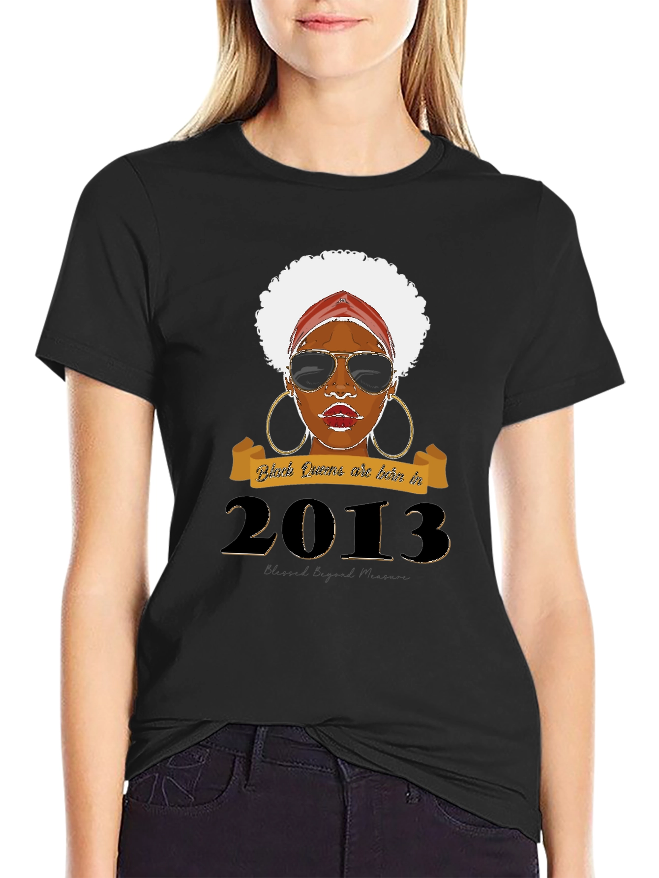 Black Queens Born in 2013 T-Shirt
