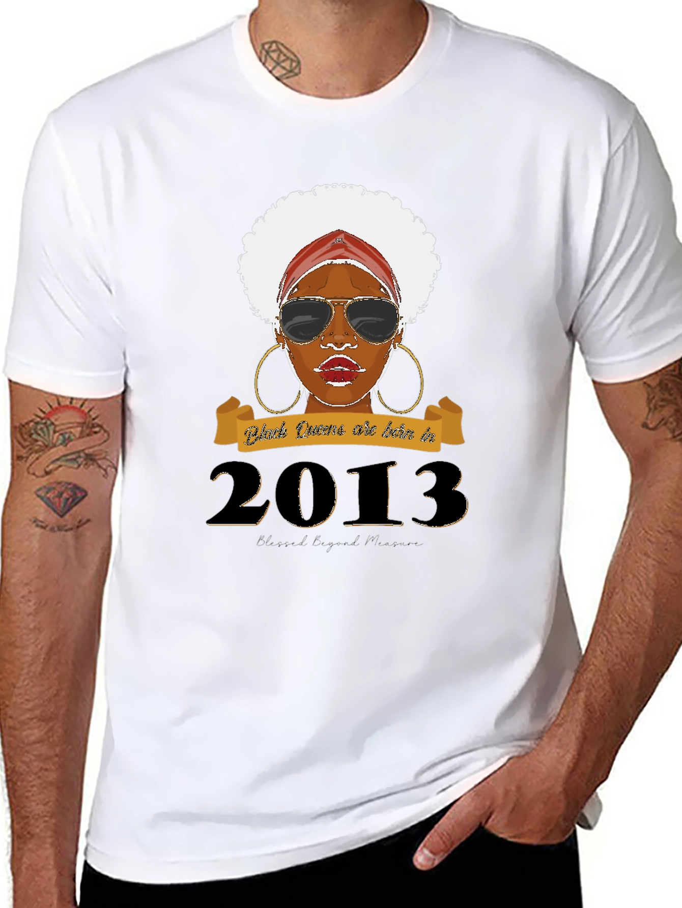 Black Queens Born in 2013 T-Shirt
