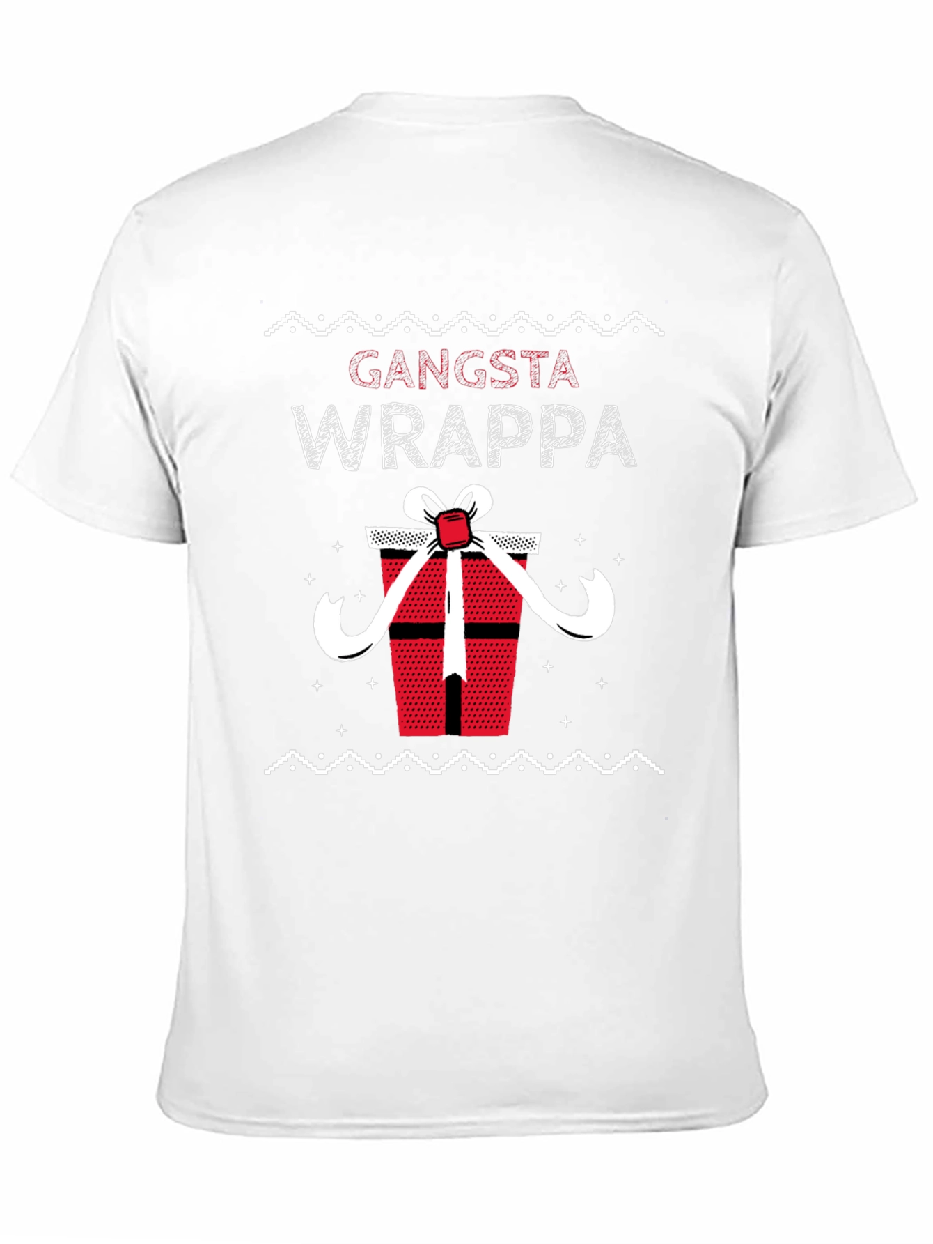 Gangsta Wrappa Ugly Christmas Holiday T-Shirt
