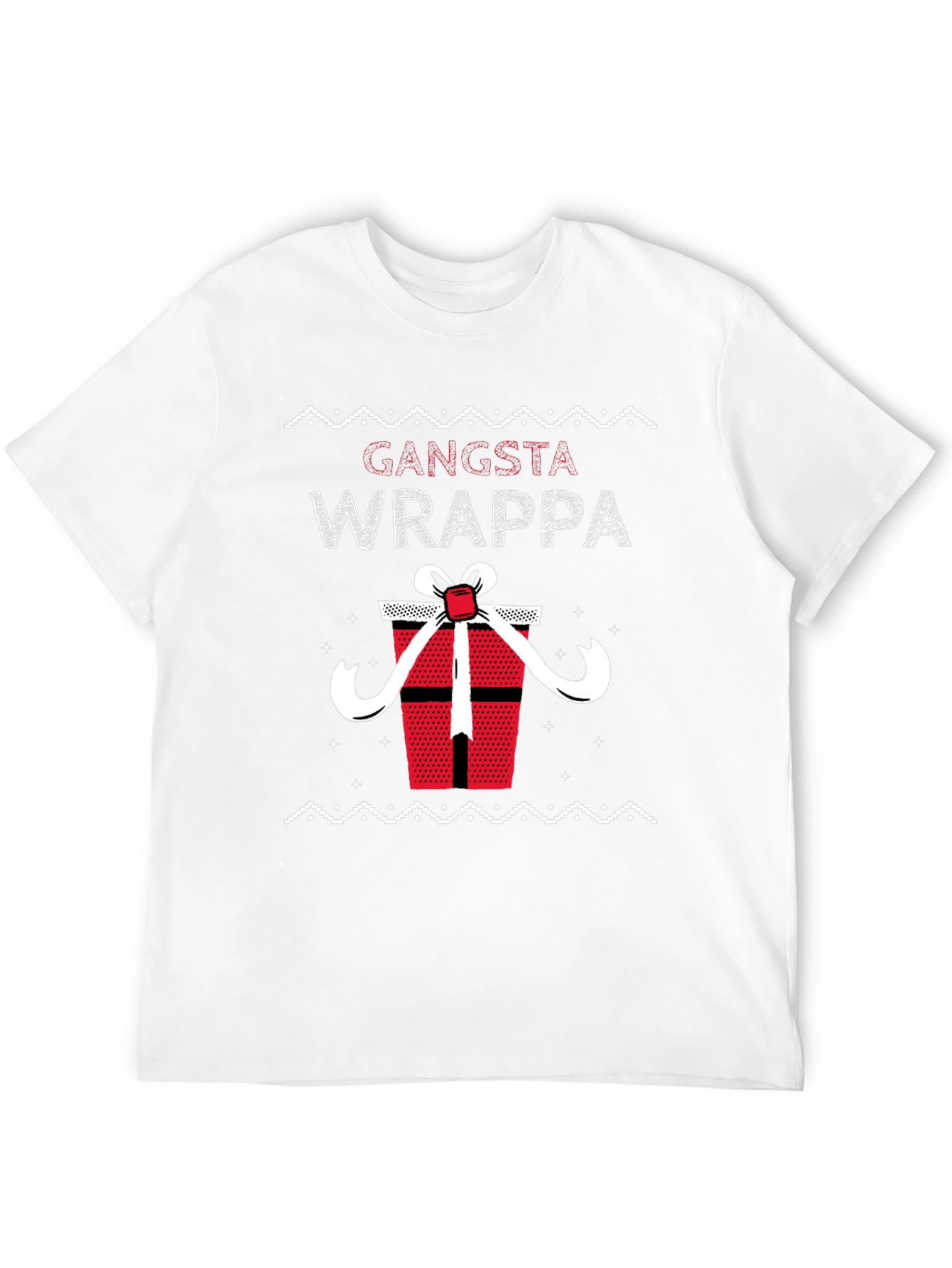 Gangsta Wrappa Ugly Christmas Holiday T-Shirt