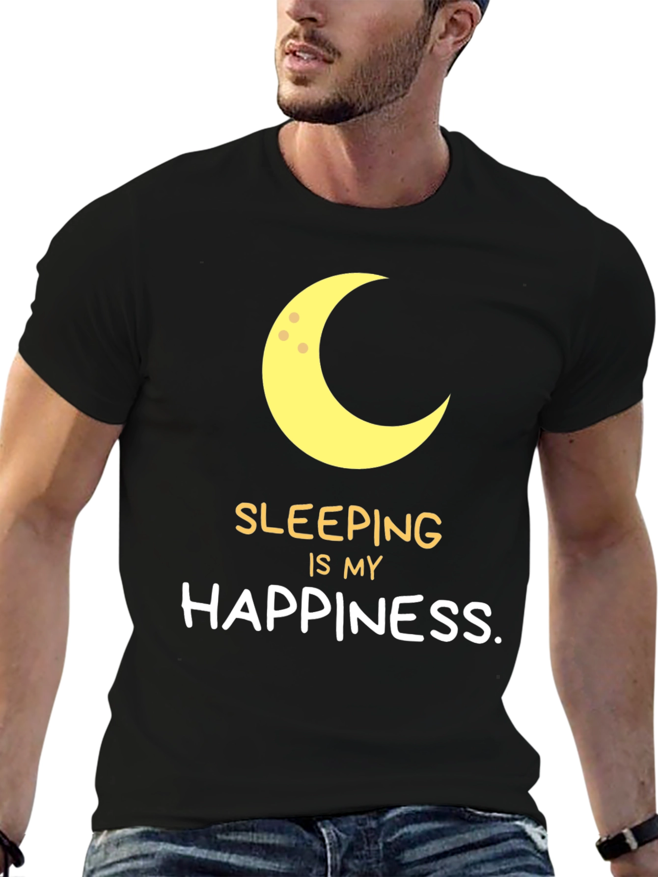 Sleeping is My Happiness Graphic Tee