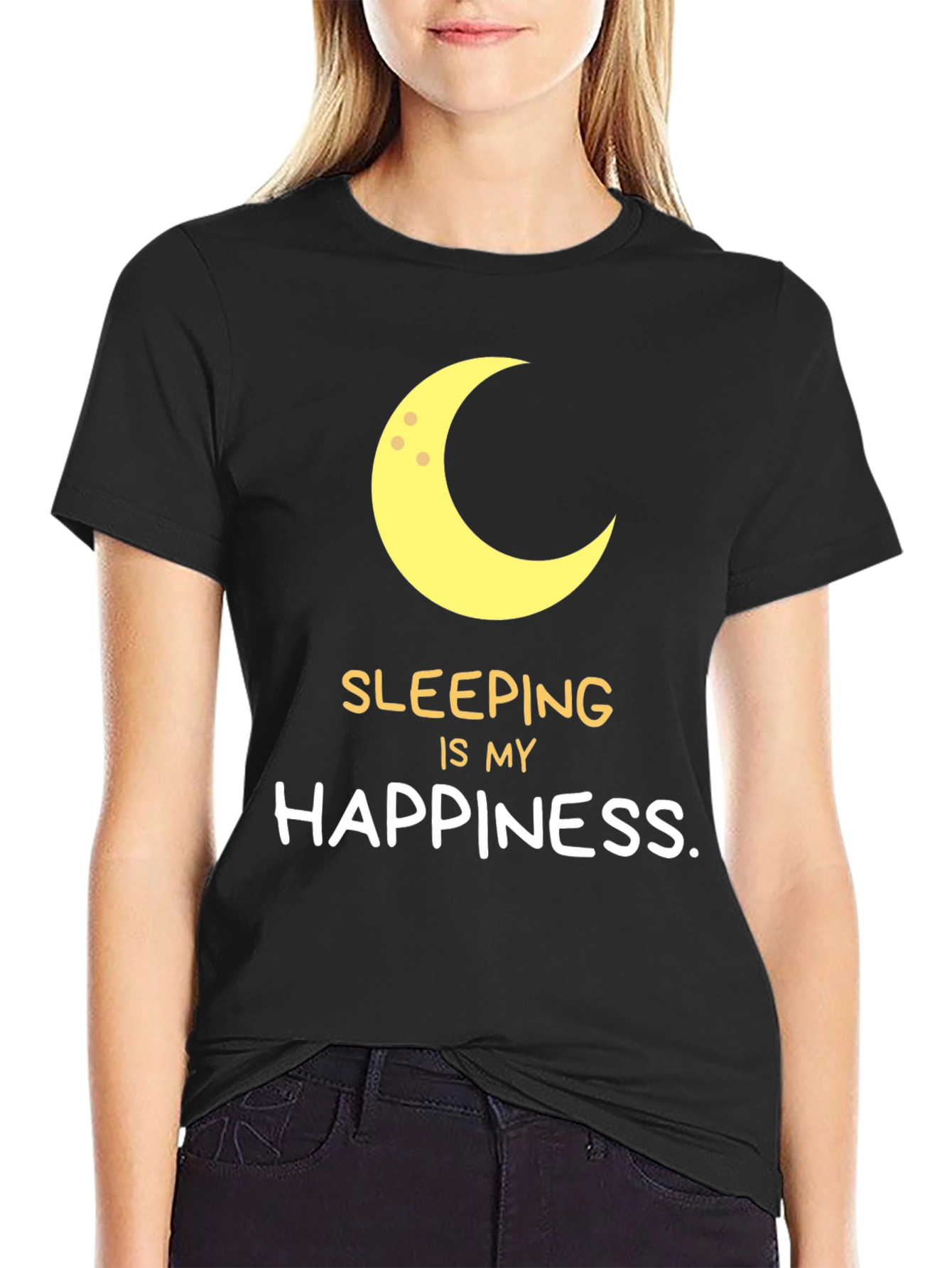 Sleeping is My Happiness Graphic Tee
