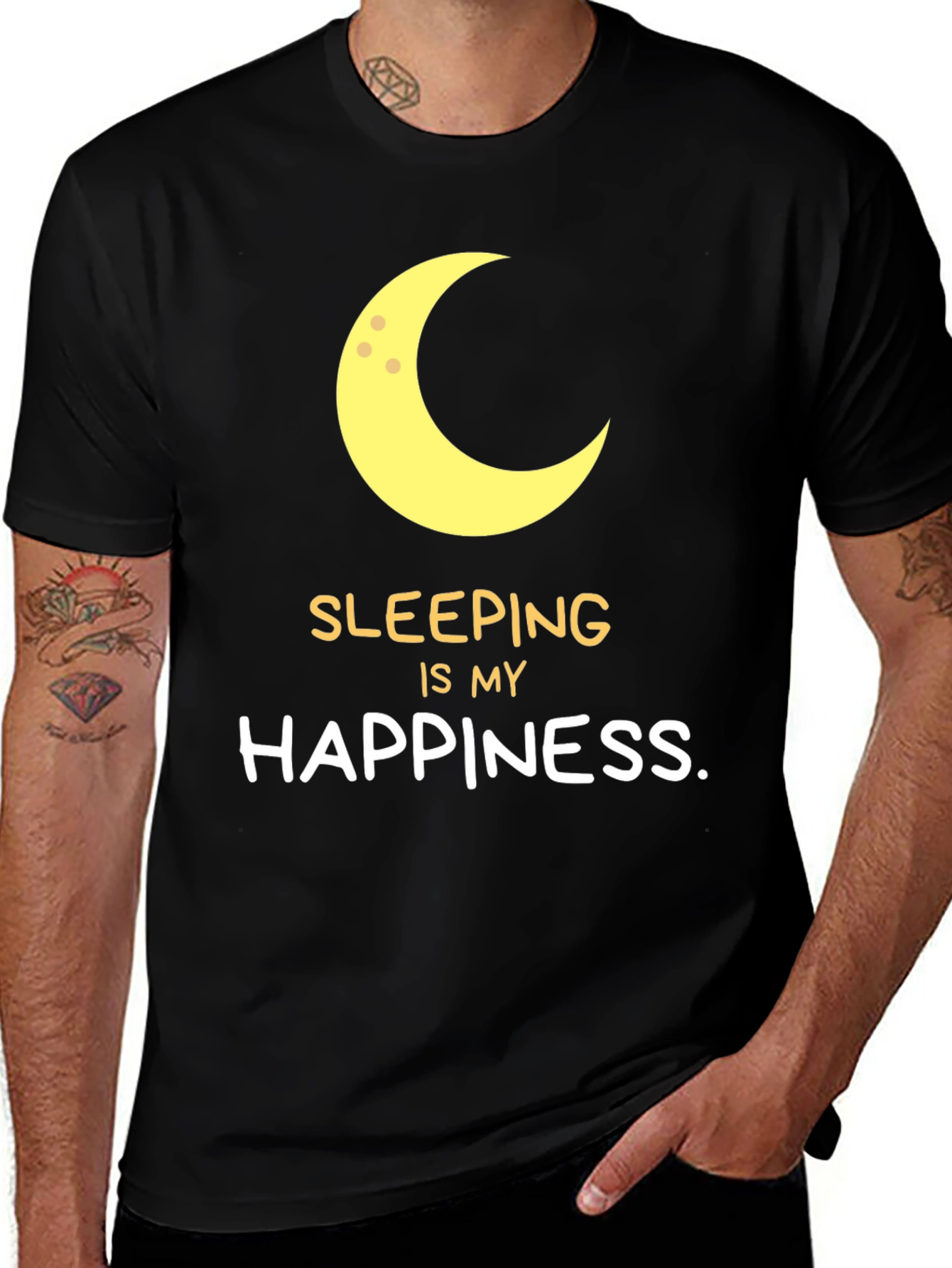 Sleeping is My Happiness Graphic Tee