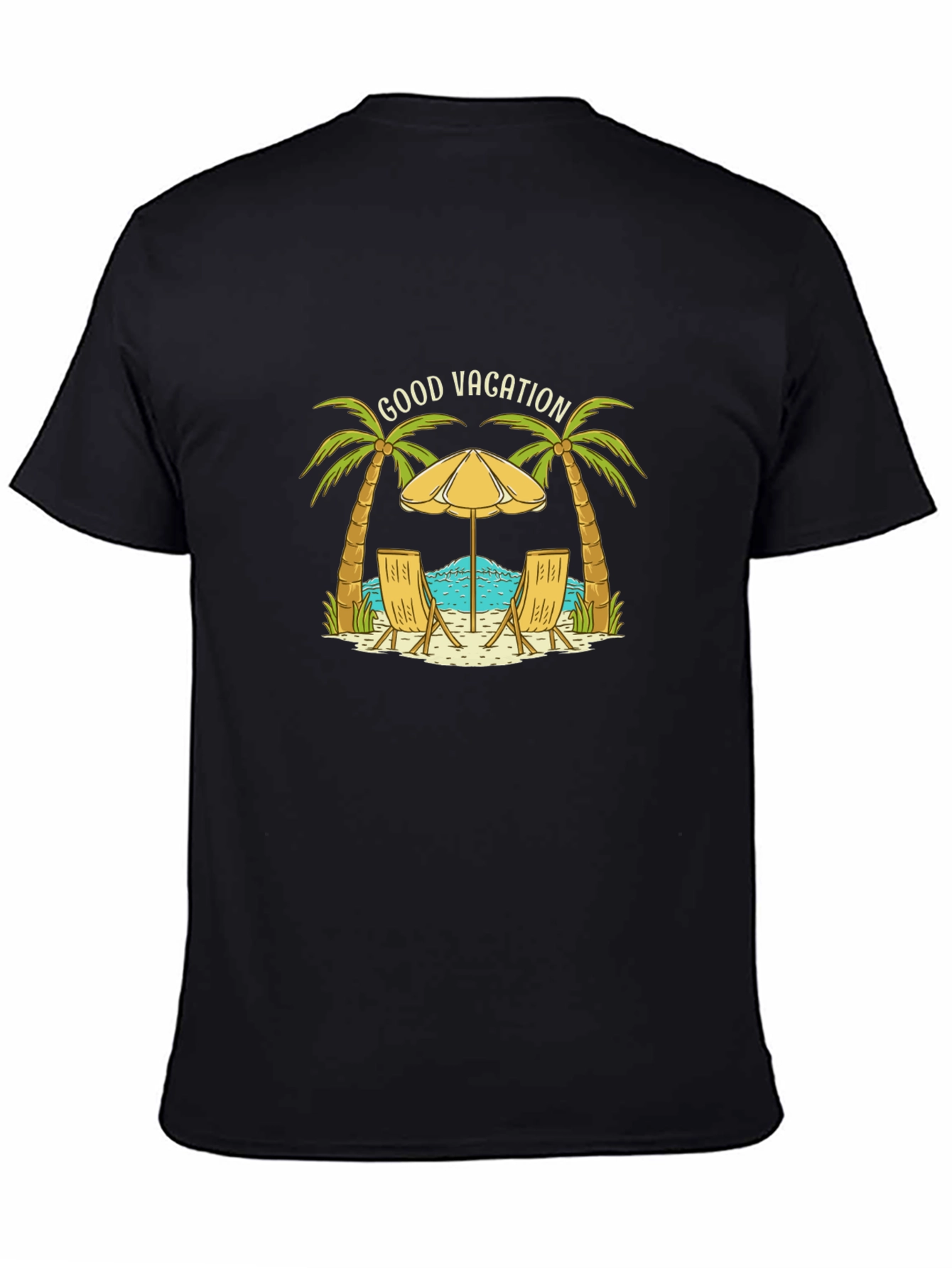 Good Vacation Graphic Tee - Black T-Shirt
