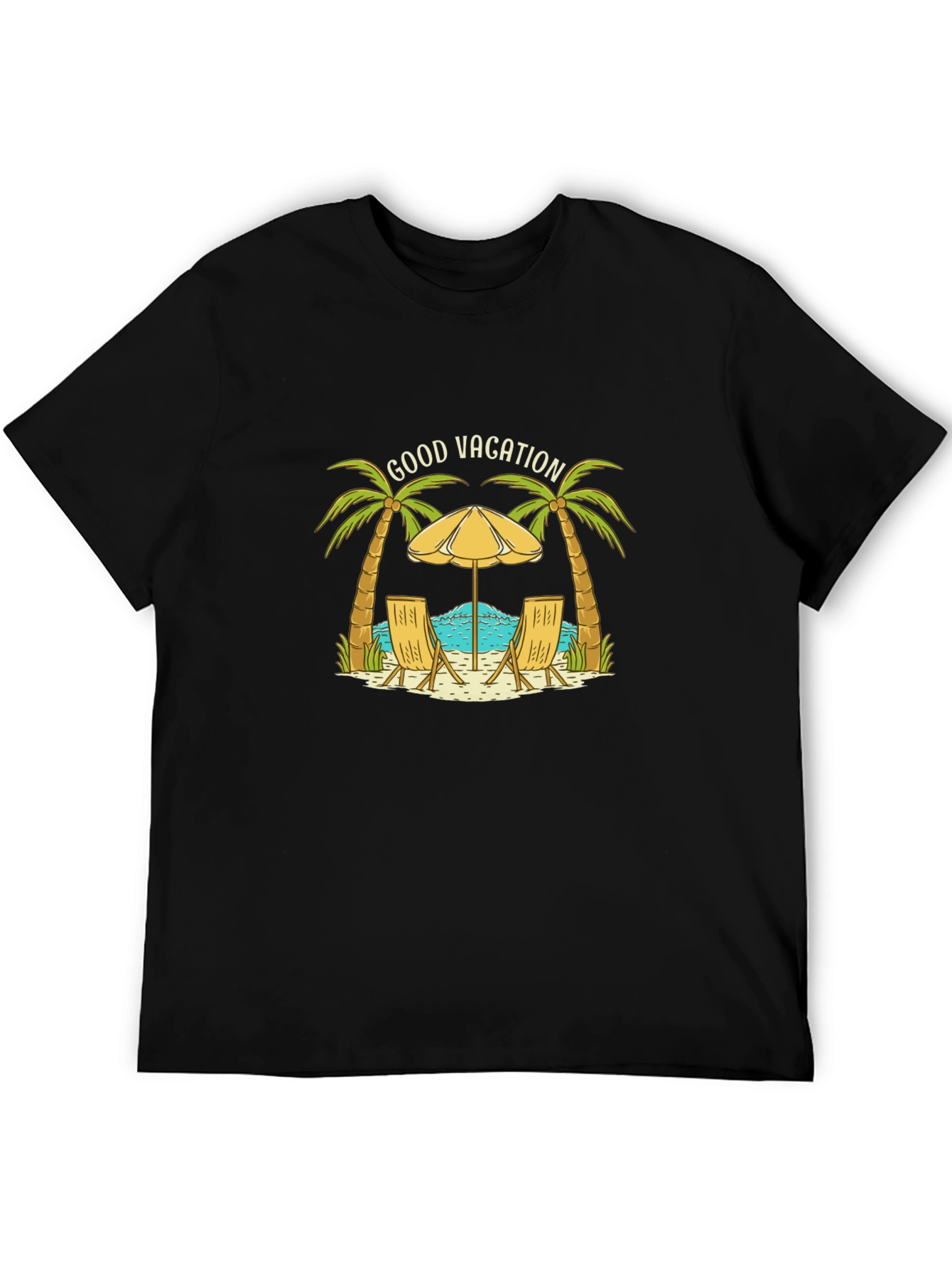 Good Vacation Graphic Tee - Black T-Shirt