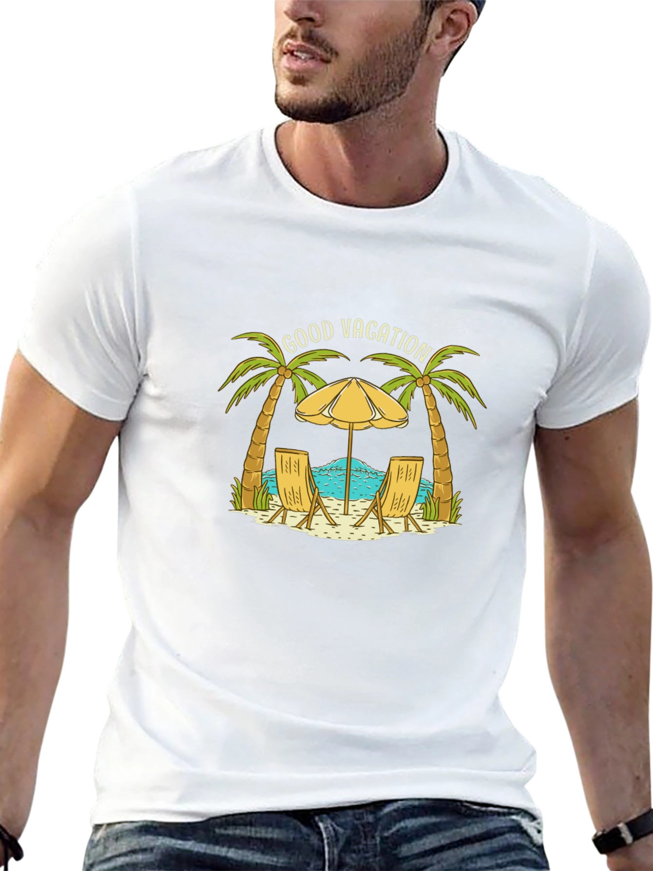 Good Vacation Graphic Tee - Black T-Shirt