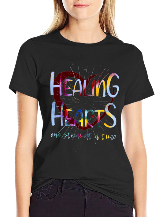 Healing Hearts Graphic Tee - One Stitch at a Time