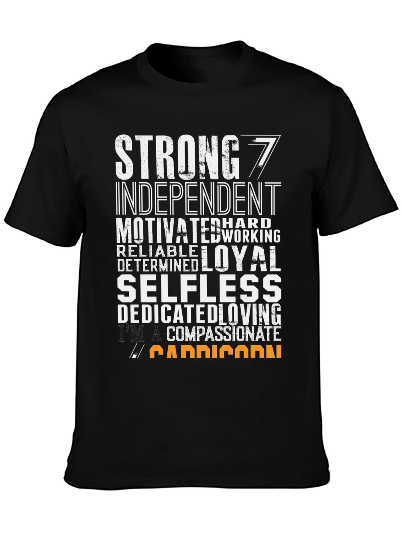 Strong Capricorn Zodiac T-Shirt