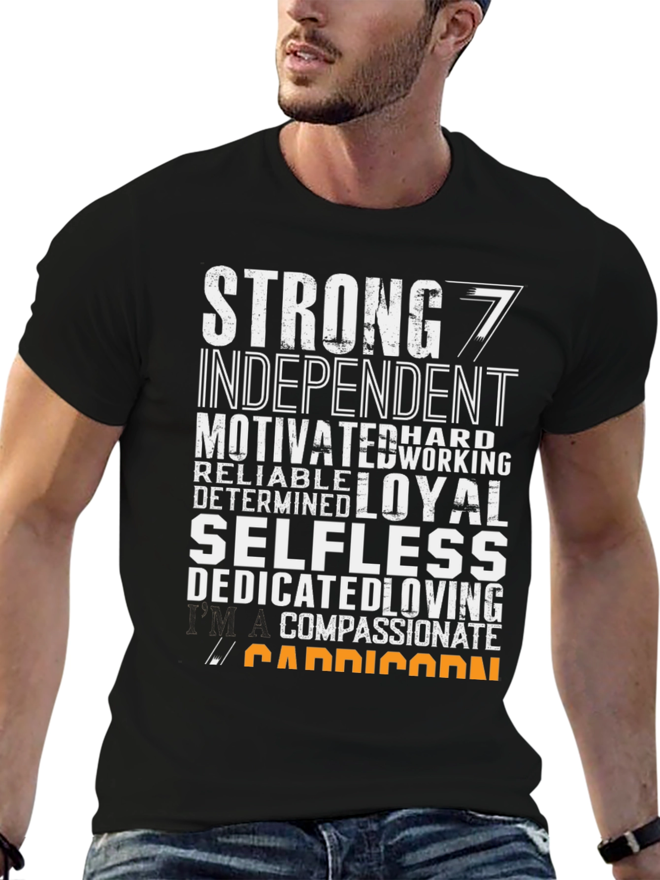 Strong Capricorn Zodiac T-Shirt