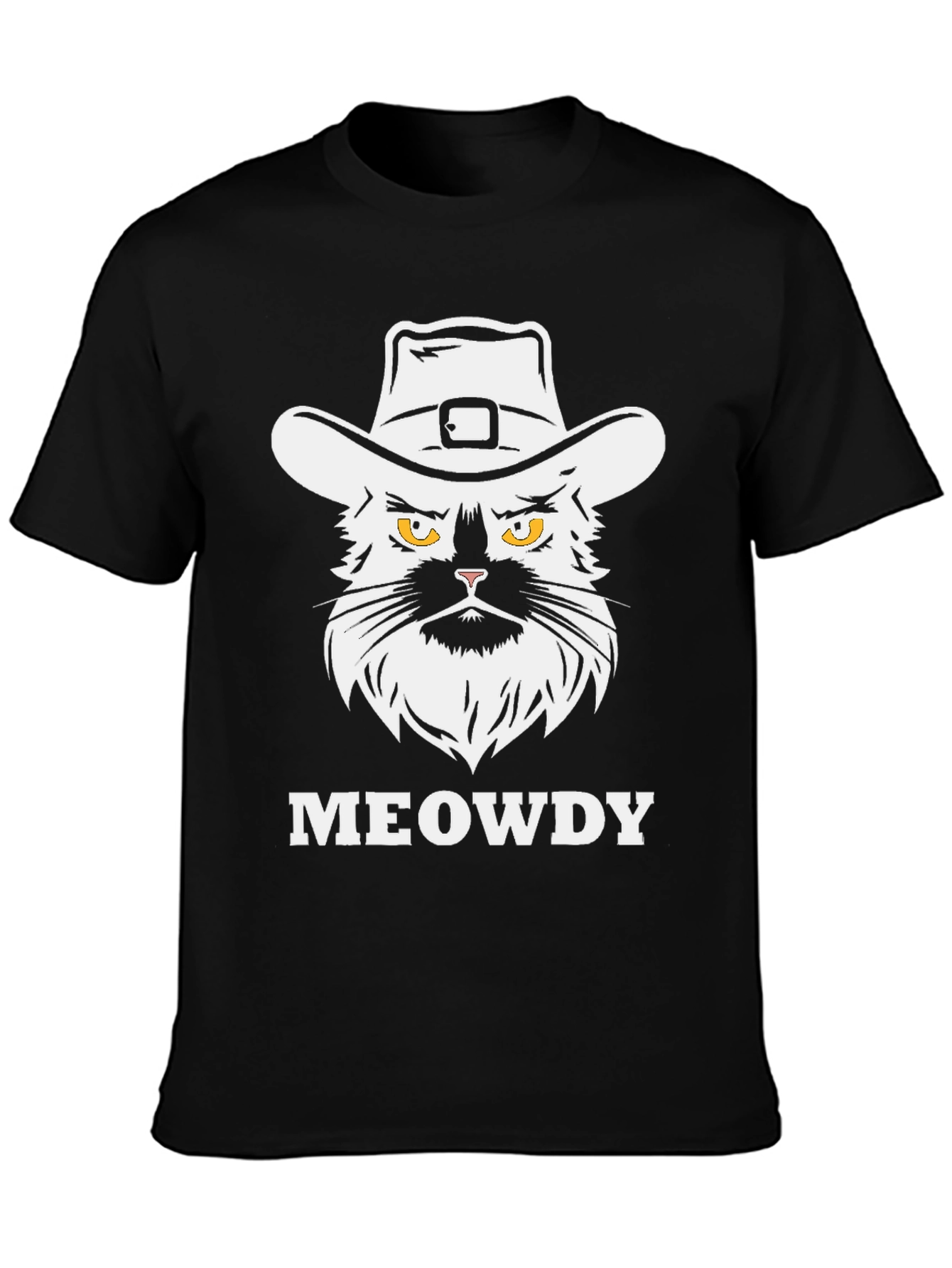 Meowdy Cat Cowboy T-Shirt - Graphic Tee
