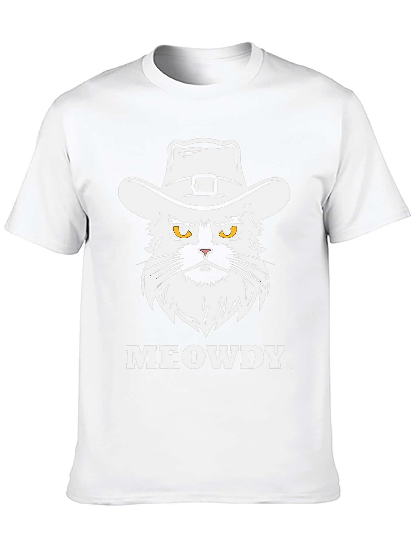 Meowdy Cat Cowboy T-Shirt - Graphic Tee
