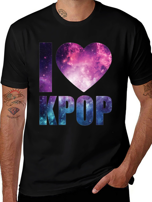 I Heart KPOP Galaxy T-Shirt