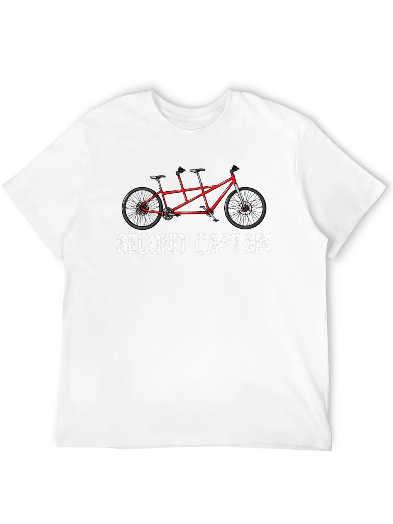 Second Captain Tandem Bike Graphic Tee