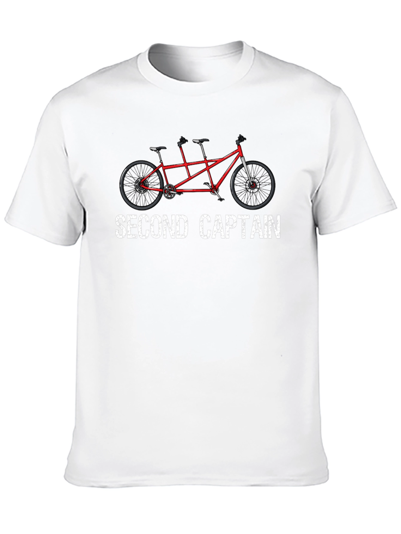 Second Captain Tandem Bike Graphic Tee
