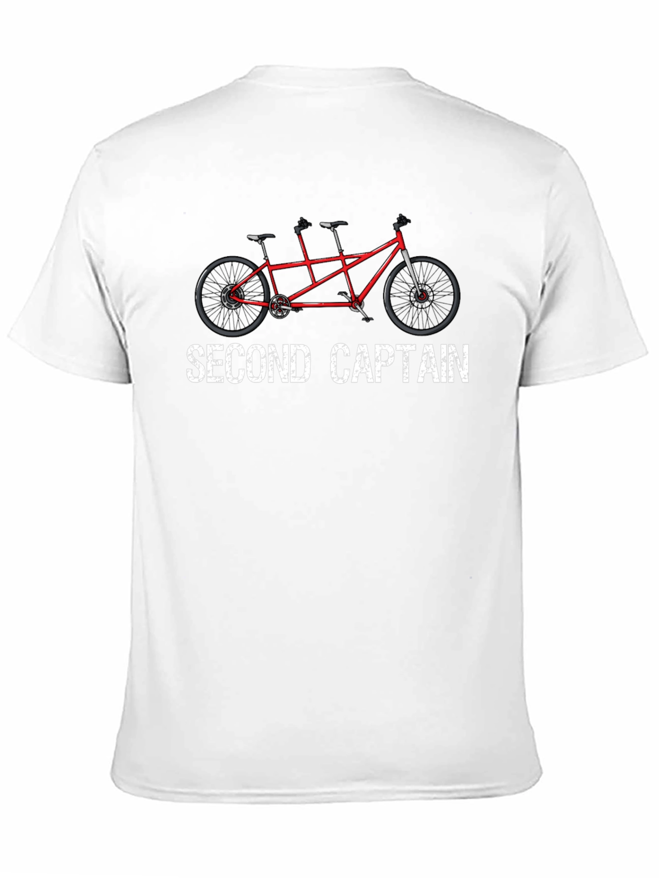 Second Captain Tandem Bike Graphic Tee