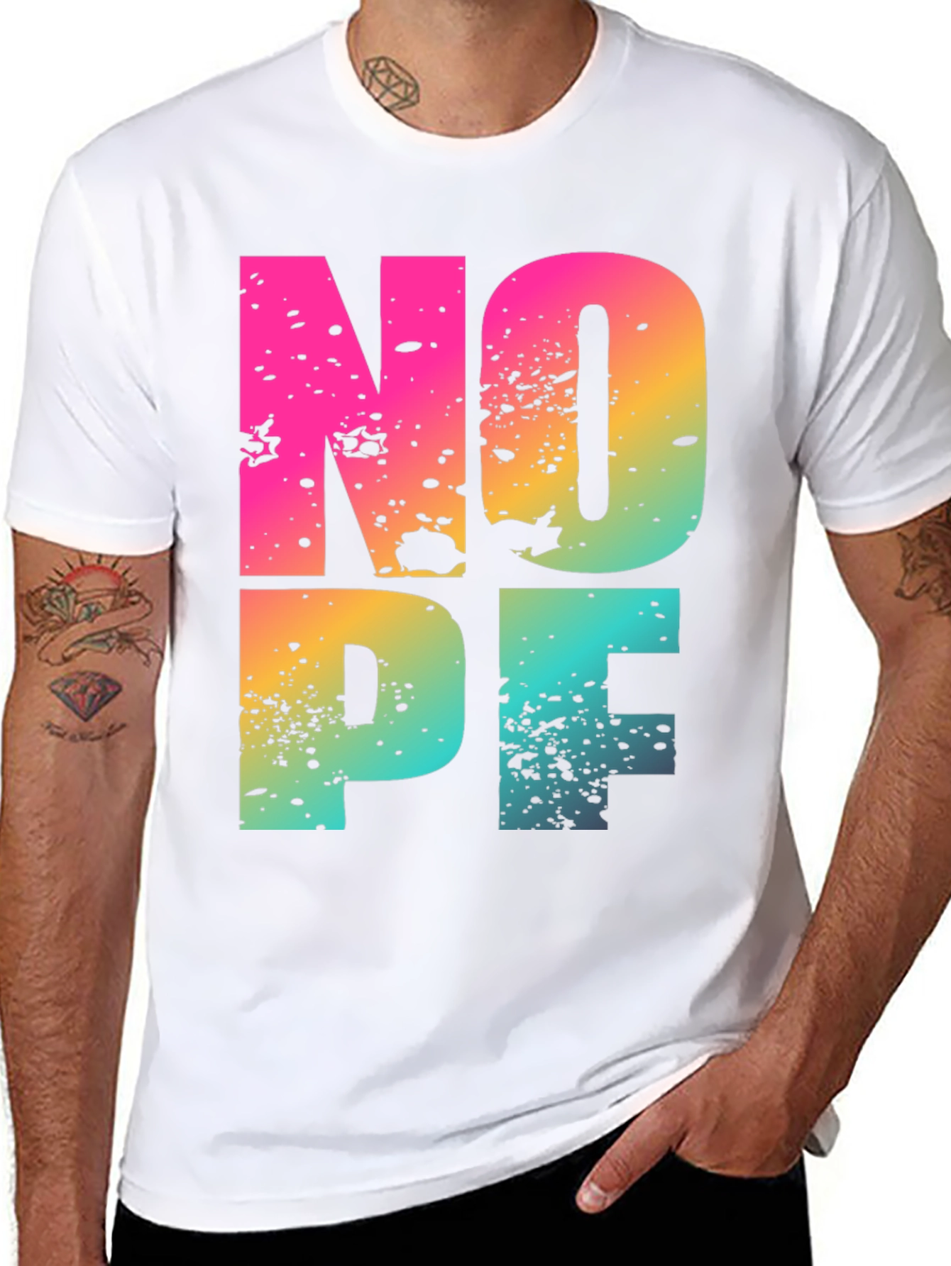 Nope Graphic T-Shirt - Fun Casual Wear