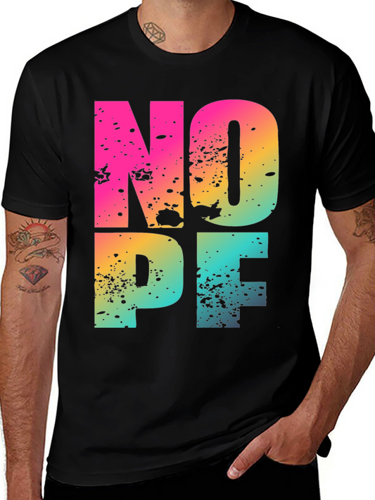 Nope Graphic T-Shirt - Fun Casual Wear