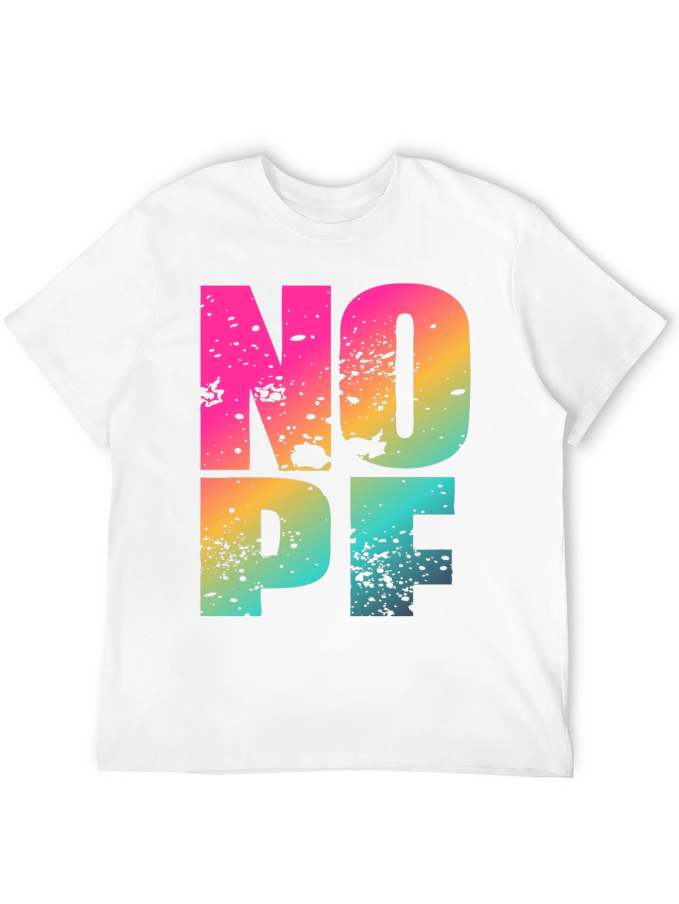 Nope Graphic T-Shirt - Fun Casual Wear
