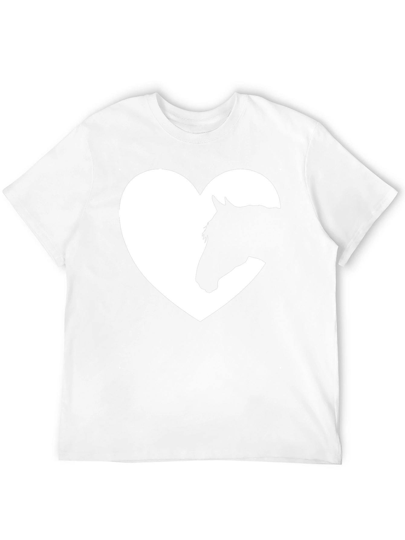 Horse Lover Tee - Heart Horse Silhouette