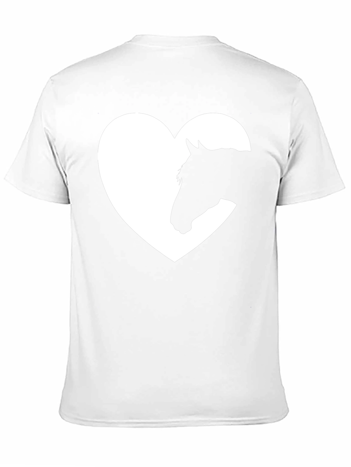 Horse Lover Tee - Heart Horse Silhouette