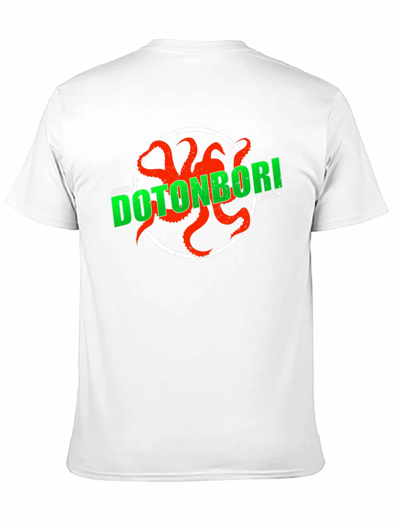 Dotonbori Japan Octopus Graphic T-Shirt