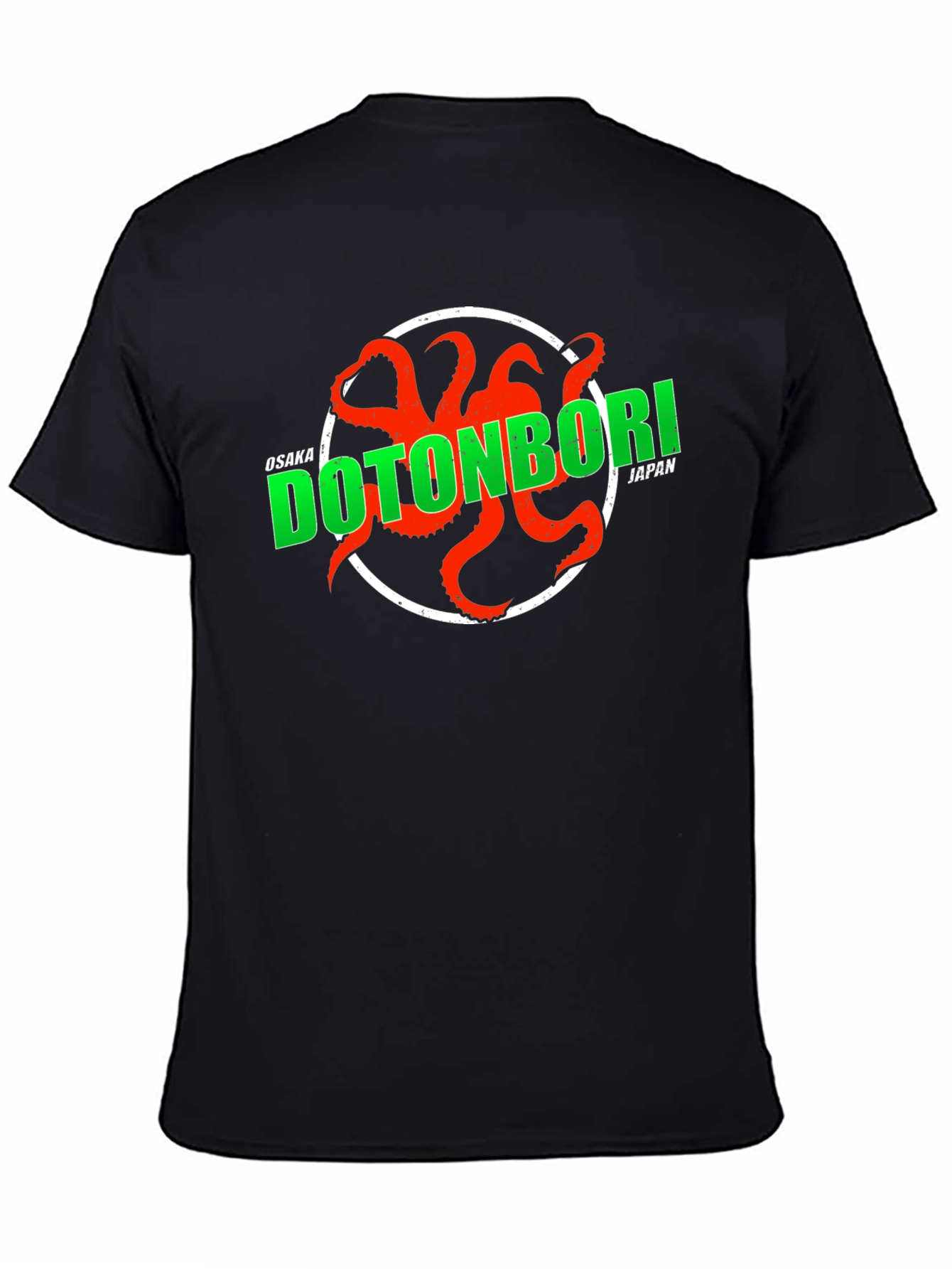 Dotonbori Japan Octopus Graphic T-Shirt