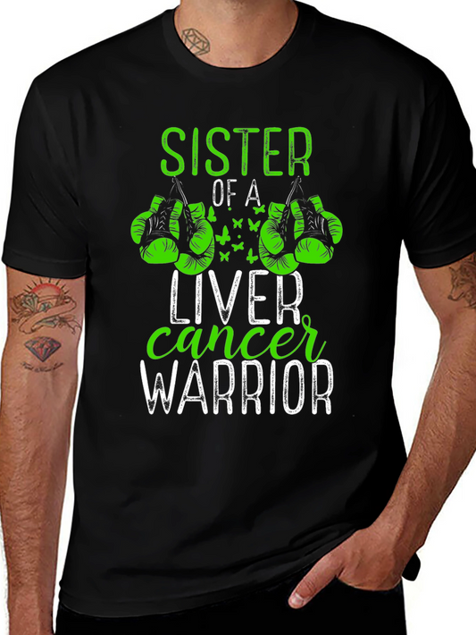 Sister of a Liver Cancer Warrior T-Shirt