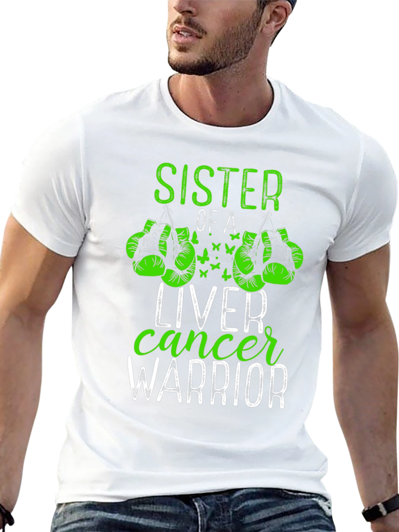 Sister of a Liver Cancer Warrior T-Shirt