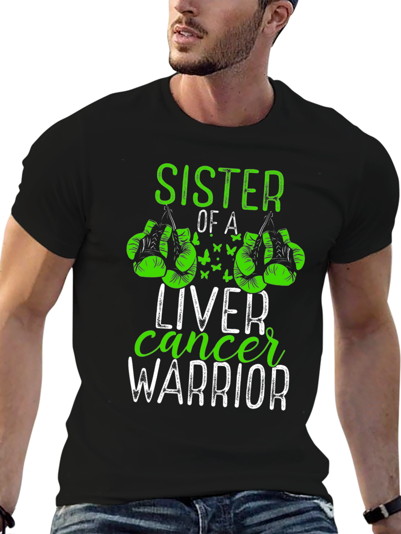 Sister of a Liver Cancer Warrior T-Shirt