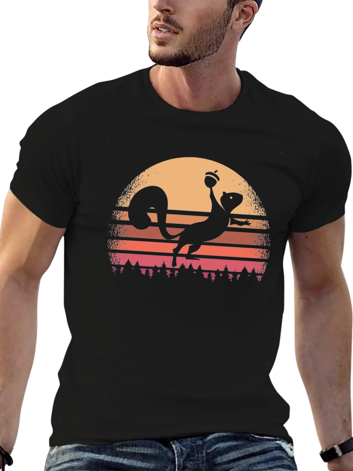 Sunset Squirrel T-Shirt