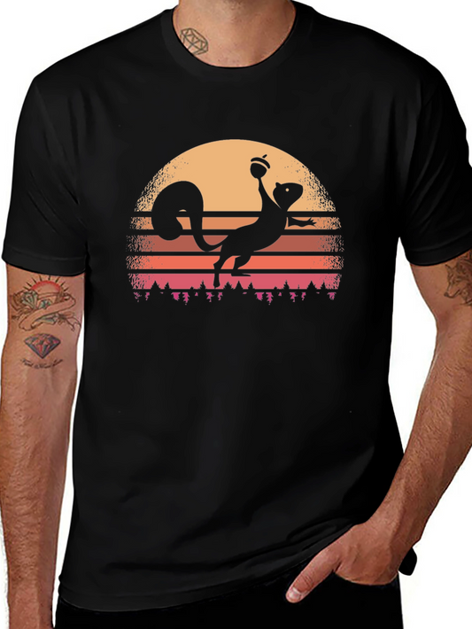 Sunset Squirrel T-Shirt
