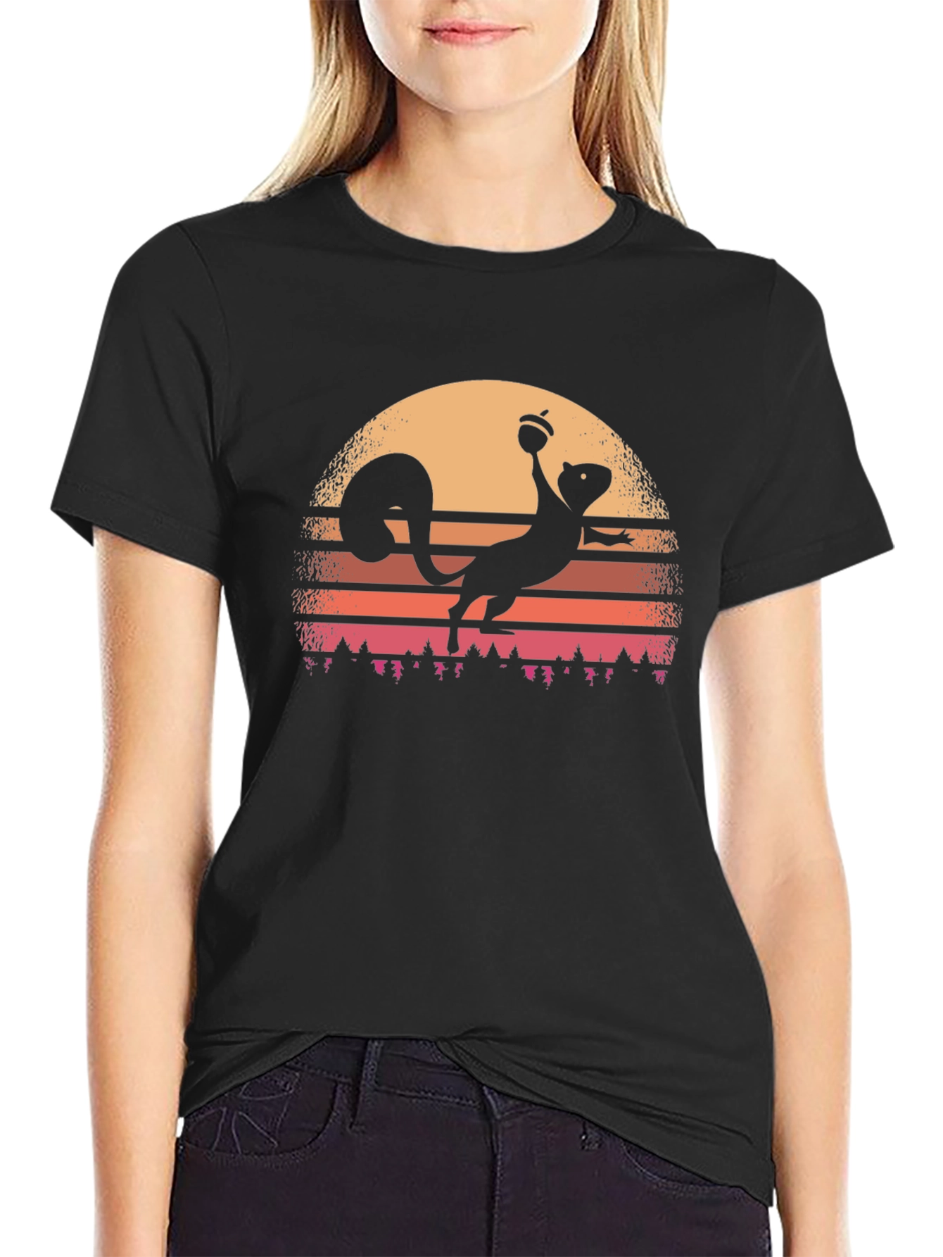 Sunset Squirrel T-Shirt