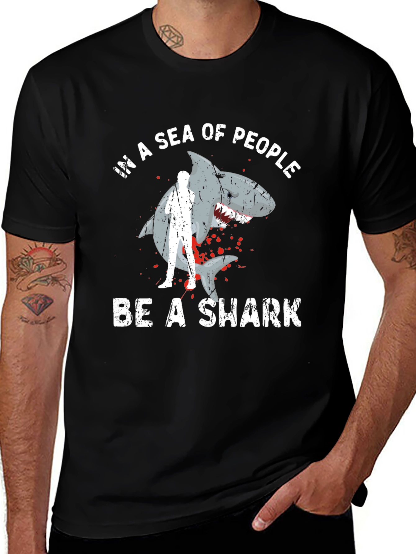 Be A Shark Graphic Tee