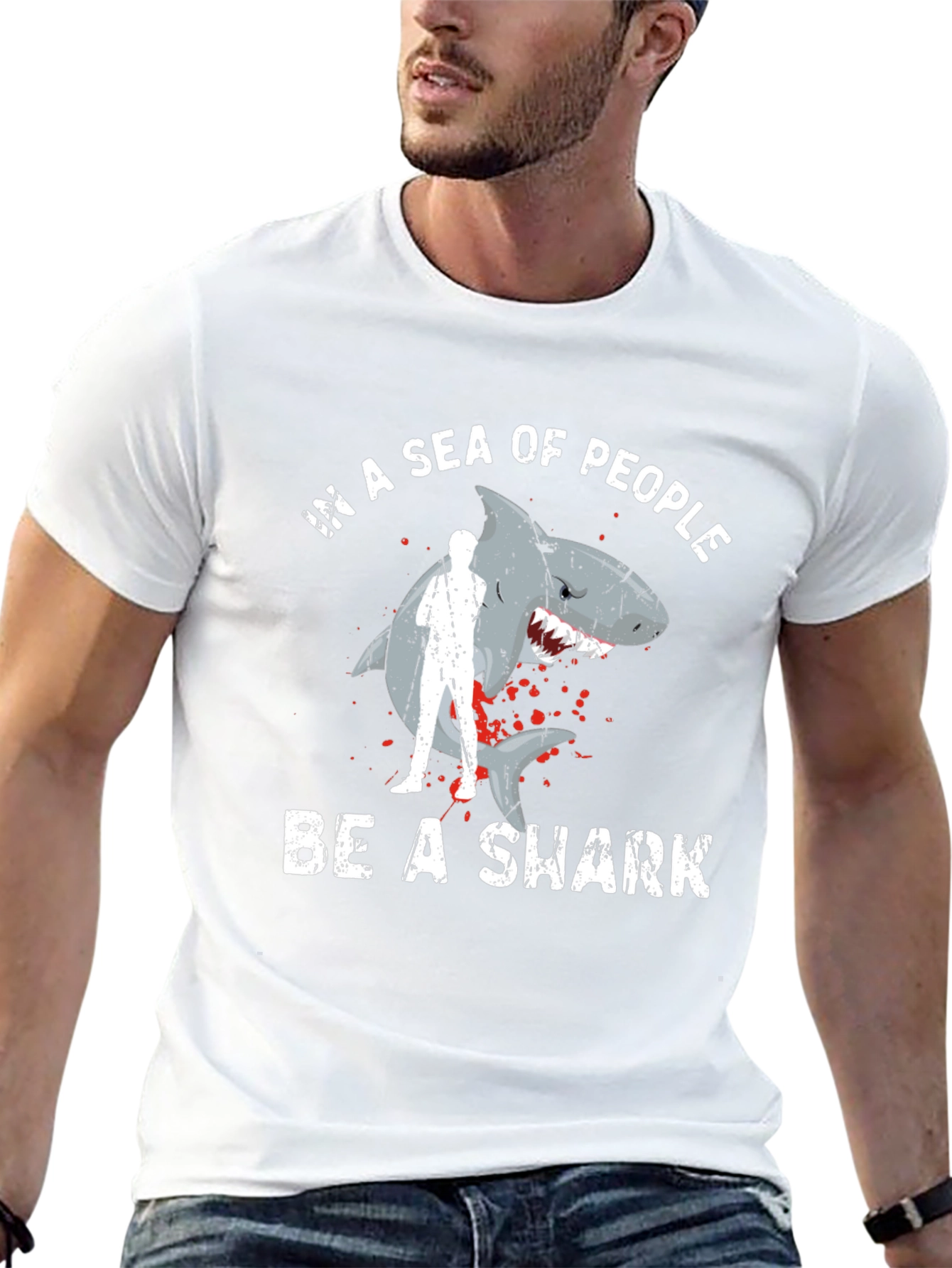 Be A Shark Graphic Tee