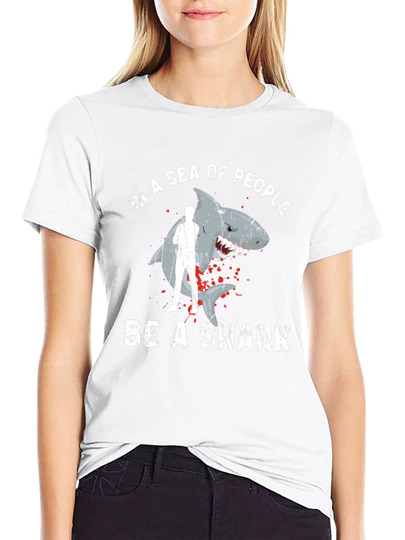 Be A Shark Graphic Tee
