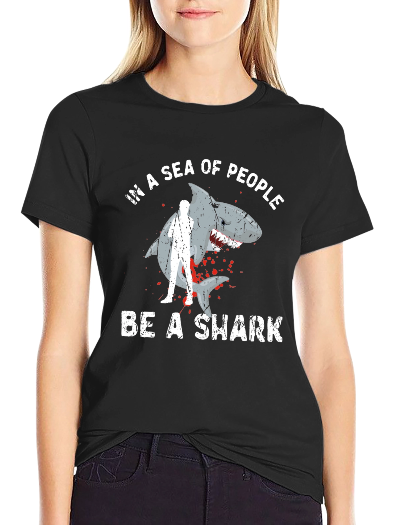 Be A Shark Graphic Tee